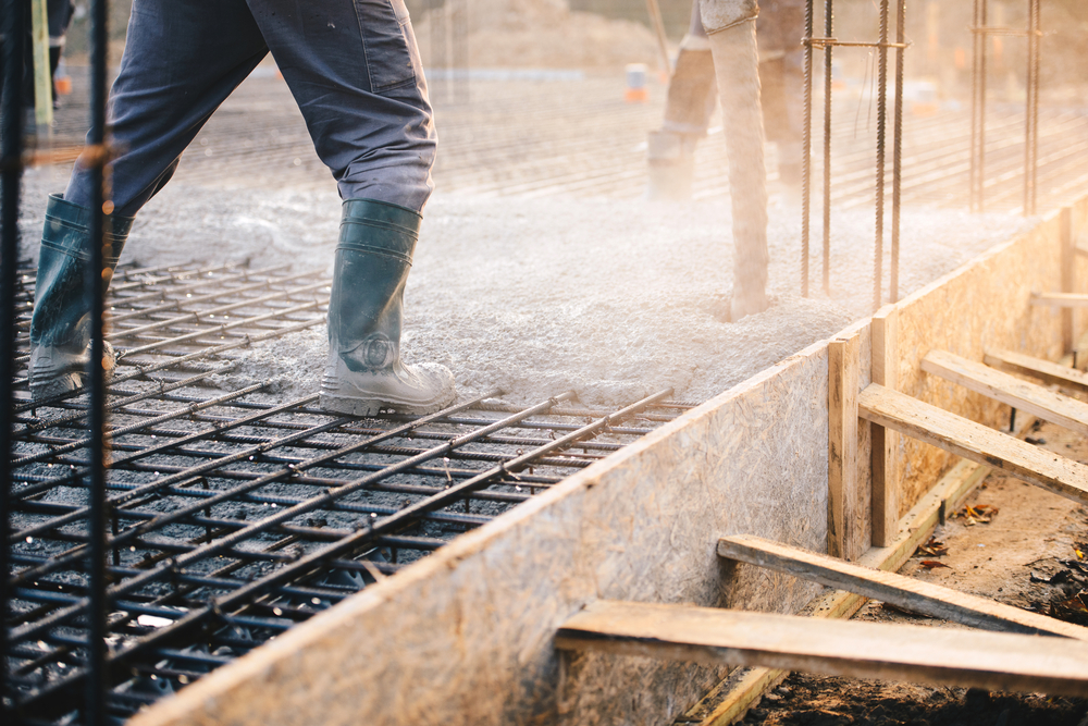 Concrete Slab Rates Concrete Pouring During Commercial Concreting Floors Of Buildings In Construction   Concrete Slab 1 #keepProtocol